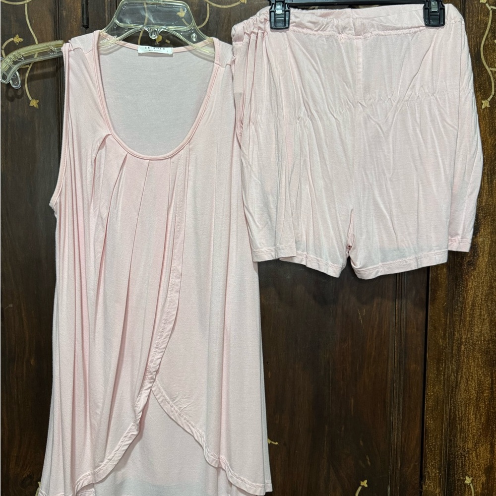 Maternity / Nursing Women's Pink Sleepwear Set